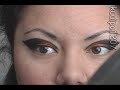 Orange & Black Winged Look