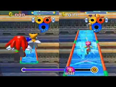 Sonic vs Amy Rose on Sonic Heroes Gameplay HD