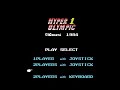 playing hyper olympic 1 on msx