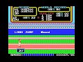 playing hyper olympic 1 on msx