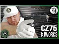 Страйкбольный пистолет (KJW) CZ75 металл CO2 KP-09 (GC-0362)