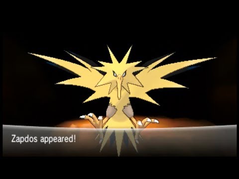how to catch a zapdos in pokemon y