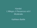 handel's
l'allegro, il penseroso ed il moderato

soprano  - kathleen battle
conductor - james levine
cincinnati may festival concerts
1978

il penseroso (soprano):
but oh, sad virgin, that thy pow'r 
might raise musaeus from his bow'r, 
or bid the soul of orpheus sing 
such notes as, warbled to the string, 
drew iron tears down pluto's cheeks 
and made hell grant what love did seek.