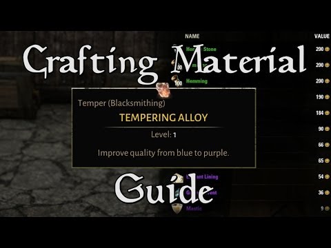 ESO Guide - Best Way To Mass Upgrade Materials