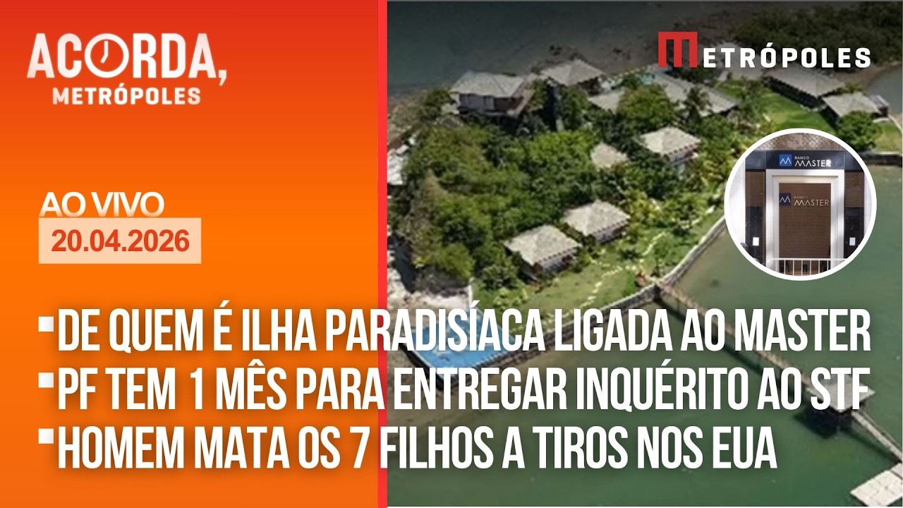 AO VIVO: A Ilha paradisíaca ligada ao Master | Trump: Brasil entre maiores fornecedores de drogas