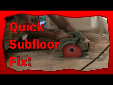 how to repair subfloor