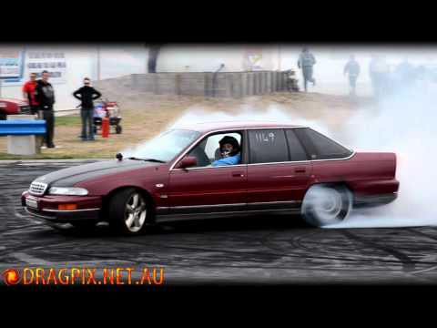 Holden VR Statesmen Burnout - South Coast Raceway 02/03/2012