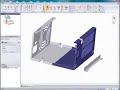 Modifying a SolidWorks sheetmetal assembly in SpaceClaim