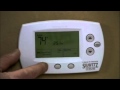 Honeywell Thermostat 5000 and 6000 Programming