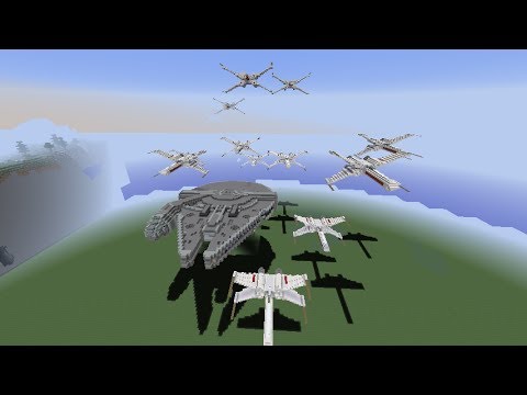 how to build a x-wing in minecraft