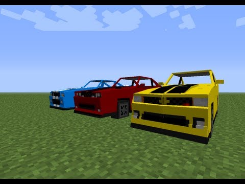 Minecraft Mod Spotlight - Sports cars (Spino vehicle pack 2.0)