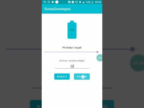 Düzey göstergesi demo videosu