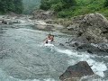 Playing at river