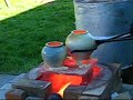 Raku firing process