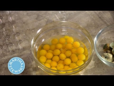 how to open quail eggs