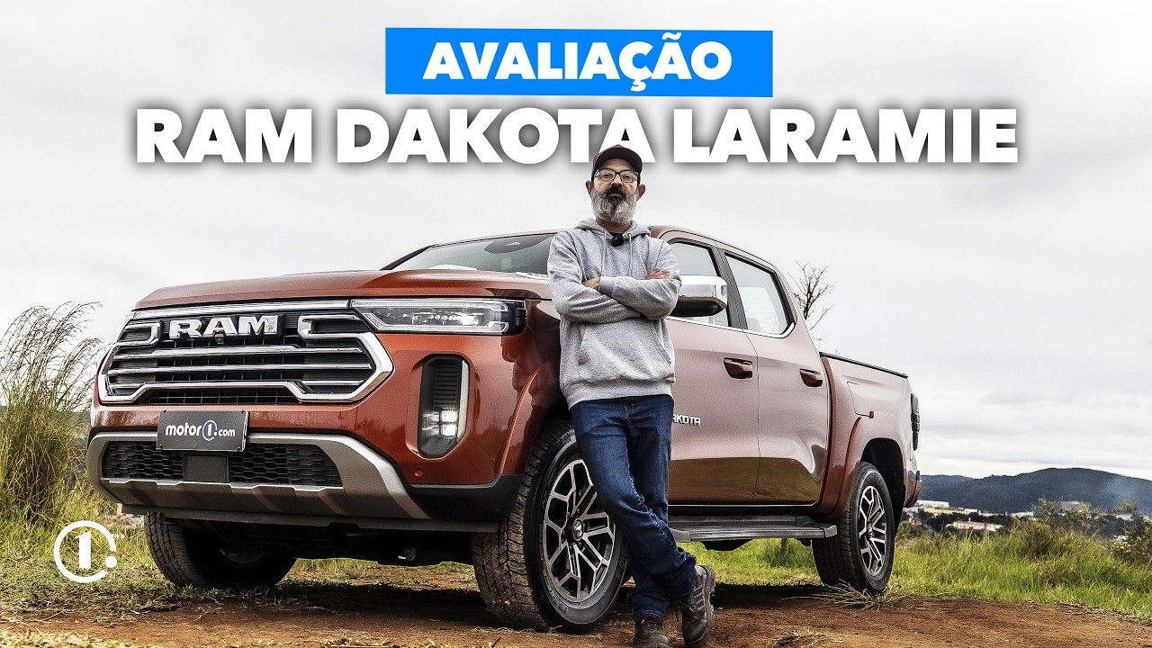 RAM DAKOTA LARAMIE 2026: É uma VERDADEIRA Ram? Veja o teste da picape, com consumo e desempenho!