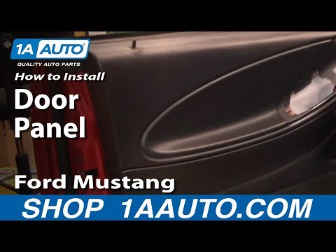 How To Install Replace Door Panel Ford Mustang 99-04 1AAuto.com