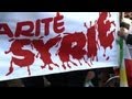 Syrie: Manifestations À Paris Et Londres Contre La Répression