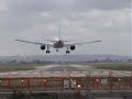 Clickair A320 landing at LEZL