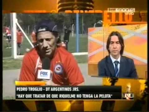 Troglio habla sobre Riquelme