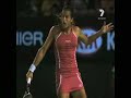 Slow motion tennis Australian open
