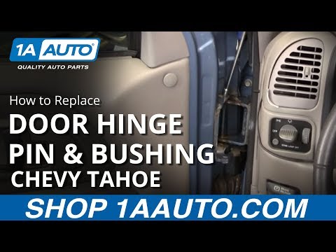 how to replace gm door hinge bushing