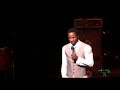 Haitian Comedian Wil Sylvince performs at Compas on Broadway during the Haitian Music Awards.