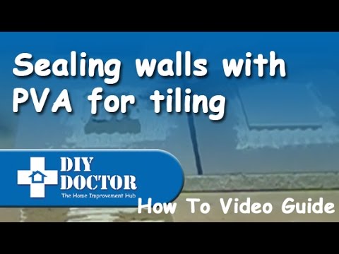 how to apply pva before plastering