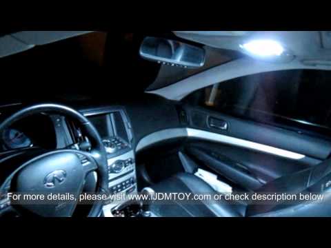 Direct Exact Fit LED Panel Lights Interior Package for 2007-2012 Infiniti G37