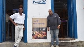 GlobeTrotter Jon Haggins TV in Paraty, Rio de Janeiro, Brazil