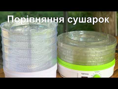 відеоогляд сушврки для овочів та фруктів