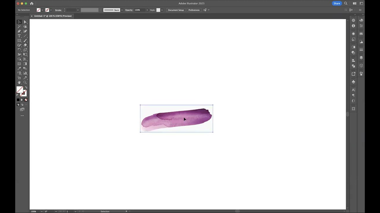 How to create water colour brush for digital illustartion - Adobe Illustrator