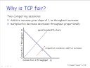 2008.10.14 Computer Network@FJU CSIE - 13 - TCP High Speed Fairness