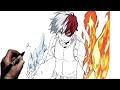 View 16 Drawing Todoroki Fire And Ice