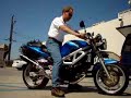 Suzuki SV650 with Two Brothers Racing Slip-on muffler Suzuki SV650 with Two Brothers Racing Slip-on muffler
