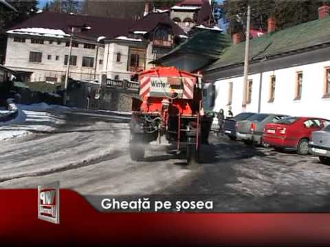 Gheaţă pe şosea