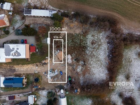 Video Prodej domu 4+kk o velikosti 104 m2 s celkovým pozemkem 1000 m2 v obci Hlušice