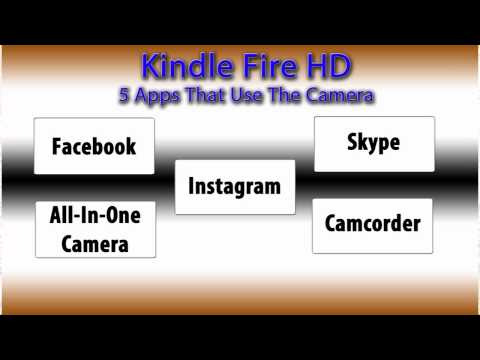 how to use camera on kindle fire hd