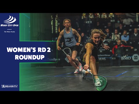 Windy City Open Squash 2022 - Women's Rd 2 Roundup