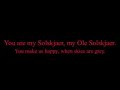 \"You are my Solskjaer\" Song