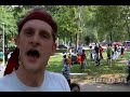 LARP capture the flag at Clark Park