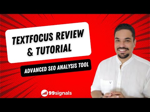 Watch 'Textfocus Review & Tutorial: Advanced SEO Analysis Tool (AppSumo Lifetime Deal) - YouTube'