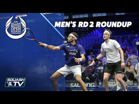 Squash: Men's Rd 2 Roundup - Allam British Open 2019