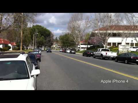 720p video comparison Motorola Atrix 4G vs Apple iPhone 4