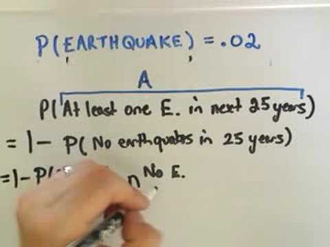 at least - Calculating Probability -