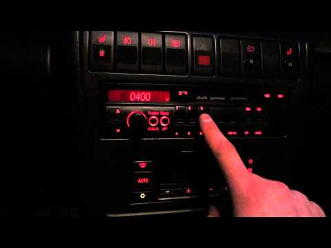how to code an audi radio