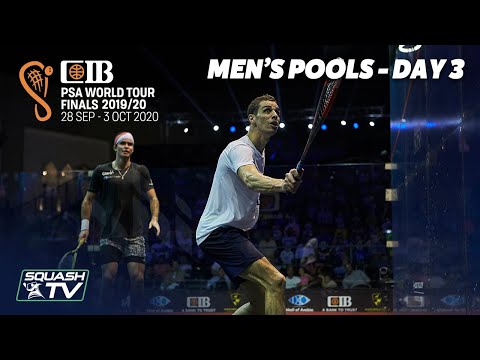 Squash: CIB PSA World Tour Finals 2019/20 - Men's Pools Day 3 Roundup