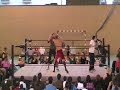 Primera parte del combate completo de Chris Hero contra Claudio Castagnoli, organizado por la NLW en Pinto el día 15 de Junio de 2008.