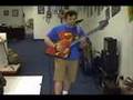Superman The Movie theme played on custom Superman guitar !!