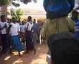 Danse  devant l'ecole joseph yaro c
